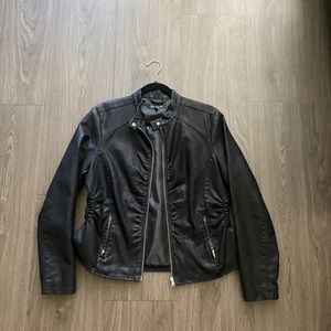 Baccini leather jacket